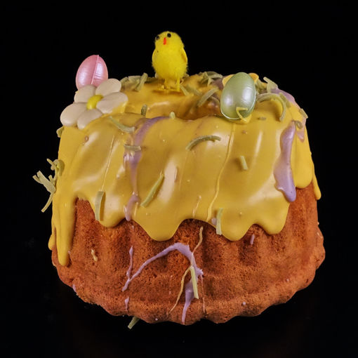 Afbeelding van Lente voorjaars opgemaakte tulband geel