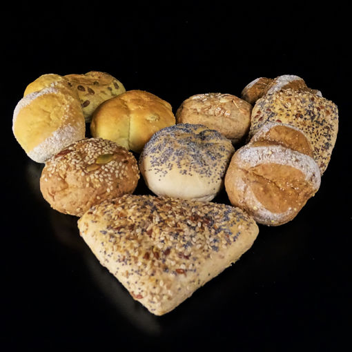 Afbeelding van Voorgebakken mini broodjes (10 stuks)