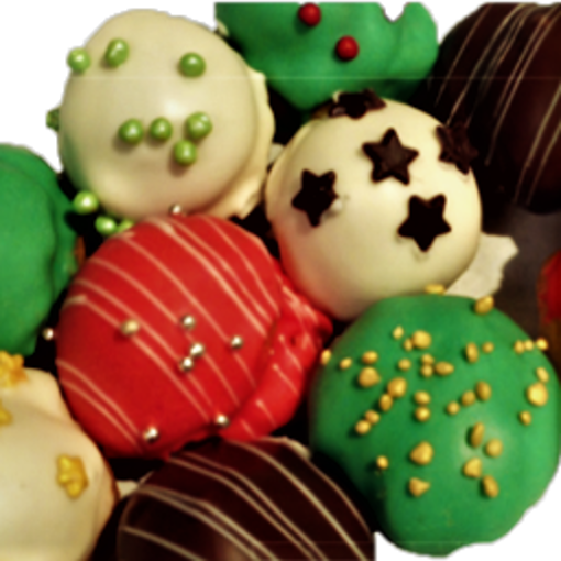 Afbeelding van Doosje met 7 Soesjes  mooi gedipt en opgemaakt