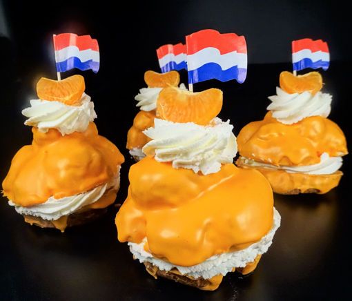 Afbeelding van bevrijding Oranje soesen  4 stuks
